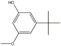 3-tert-Butyl-5-methoxyphenol Struktur