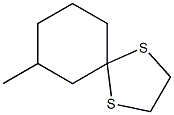 7-Methyl-1,4-dithiaspiro[4.5]decane Struktur