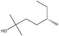 [S,(+)]-2,5-Dimethyl-2-heptanol Struktur