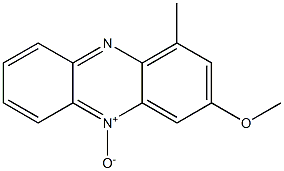 3-Methoxy-1-methylphenazine 5-oxide Struktur