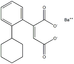 2-(2-Cyclohexylphenyl)maleic acid barium salt Struktur