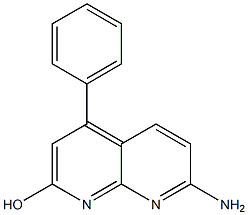 7-Amino-4-phenyl-1,8-naphthyridin-2-ol Struktur