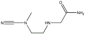 [2-(Cyanomethylamino)ethylamino]acetamide Struktur