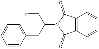 2-(1,3-Dioxo-2H-isoindol-2-yl)-3-phenylpropanal Struktur