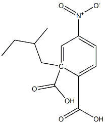 (-)-4-Nitrophthalic acid hydrogen 2-[(R)-2-methylbutyl] ester Struktur