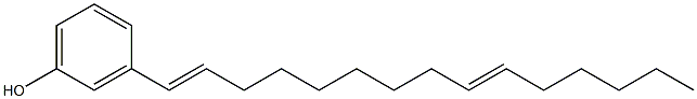 3-(1,9-Pentadecadienyl)phenol Struktur