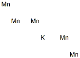 Pentamanganese potassium Struktur