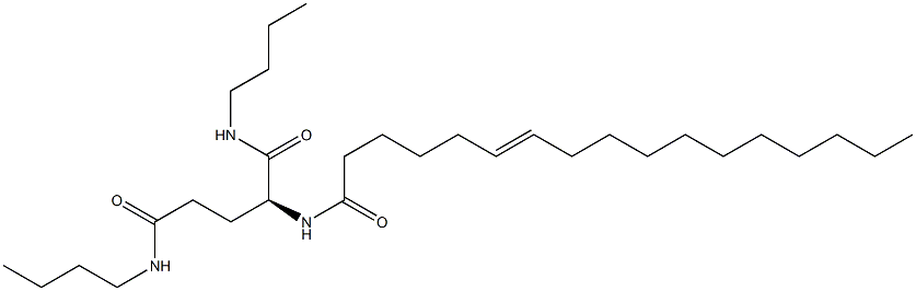 N2-(6-Heptadecenoyl)-N1,N5-dibutylglutaminamide Struktur