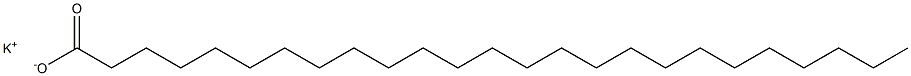 Pentacosanoic acid potassium salt Struktur