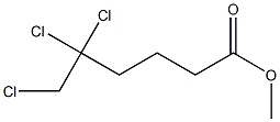 5,5,6-Trichlorohexanoic acid methyl ester Struktur