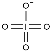 Periodic acidanion Struktur