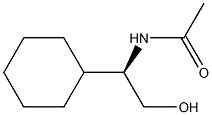 (+)-N-[(R)-1-Cyclohexyl-2-hydroxyethyl]acetamide Struktur