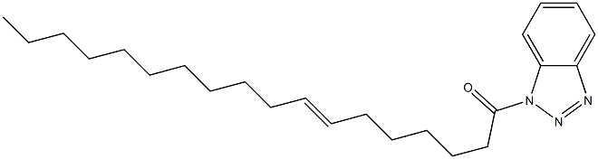 1-(7-Octadecenoyl)-1H-benzotriazole Struktur