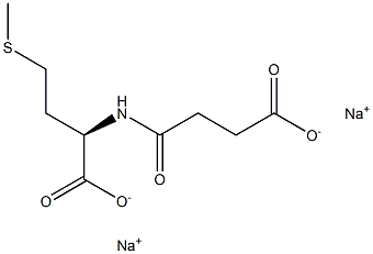 (R)-2-[(3-Carboxy-1-oxopropyl)amino]-4-(methylthio)butyric acid disodium salt Struktur