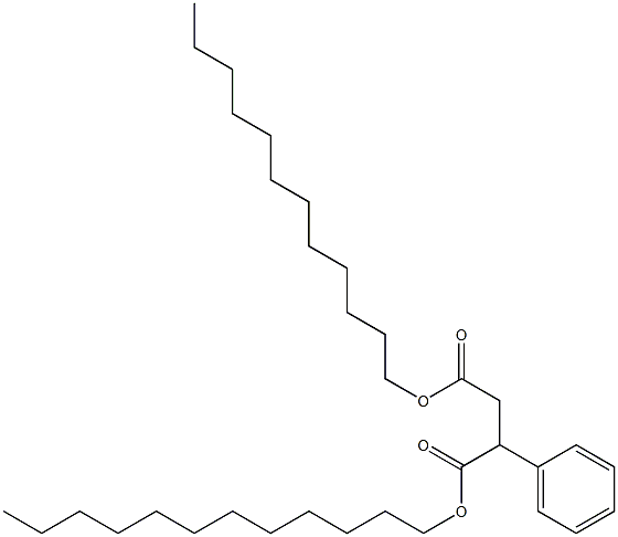 Phenylsuccinic acid didodecyl ester Struktur