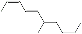 (2Z,4E)-6-Methyl-2,4-decadiene Struktur