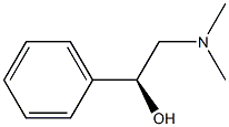 (S)-1-Phenyl-2-(dimethylamino)ethanol Struktur