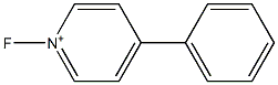 1-Fluoro-4-phenylpyridinium Struktur