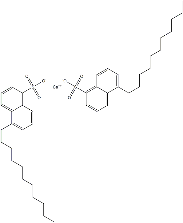 Bis(5-undecyl-1-naphthalenesulfonic acid)calcium salt Struktur