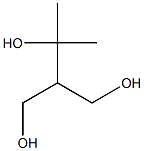 2-Hydroxymethyl-3-methylbutane-1,3-diol Struktur