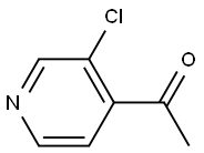 4-Acetyl-3-chloropyridine Struktur