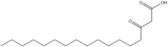 3-Oxoheptadecanoic acid Struktur