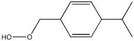 p-Mentha-2,5-dien-7-yl hydroperoxide Struktur