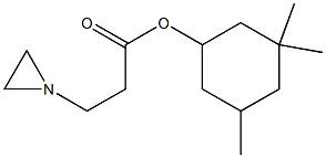 1-Aziridinepropionic acid 3,3,5-trimethylcyclohexyl ester Struktur