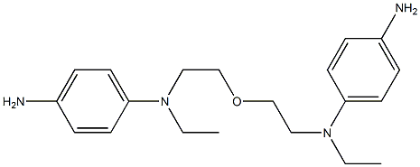 Bis[2-[N-(p-aminophenyl)-N-ethylamino]ethyl] ether Struktur