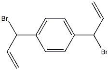 1,4-Di(1-bromoallyl)benzene Struktur