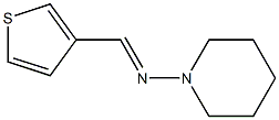 3-[(Piperidin-1-yl)iminomethyl]thiophene Struktur