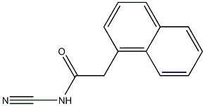 Cyano(naphthalen-1-yl)acetamide Struktur