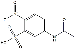 5-Acetylamino-2-nitrobenzenesulfonic acid Struktur