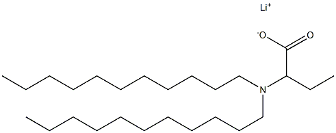 2-(Diundecylamino)butyric acid lithium salt Struktur