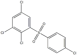 2,3,5-Trichlorophenyl 4-chlorophenyl sulfone Struktur