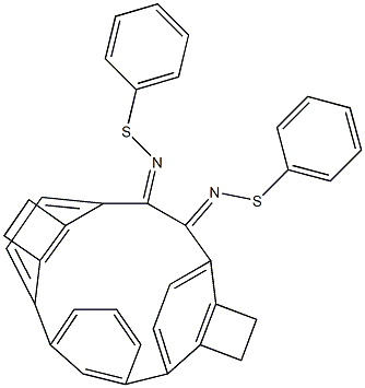 1,2-[m-Phenylenebis(ethylene-4,1-phenylene)]-1,2-ethanedione bis(S-phenyl thioxime) Struktur