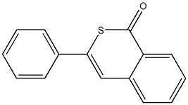 3-Phenyl-1H-2-benzothiopyran-1-one Struktur