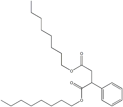 Phenylsuccinic acid dioctyl ester Struktur