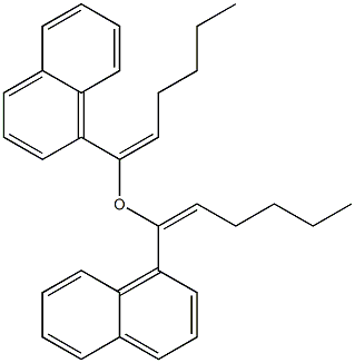 Butyl[1-(1-naphtyl)ethenyl] ether Struktur