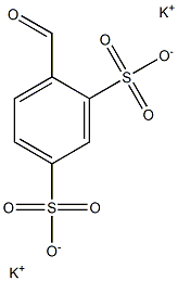 4-Formyl-1,3-benzenedisulfonic acid dipotassium salt Struktur