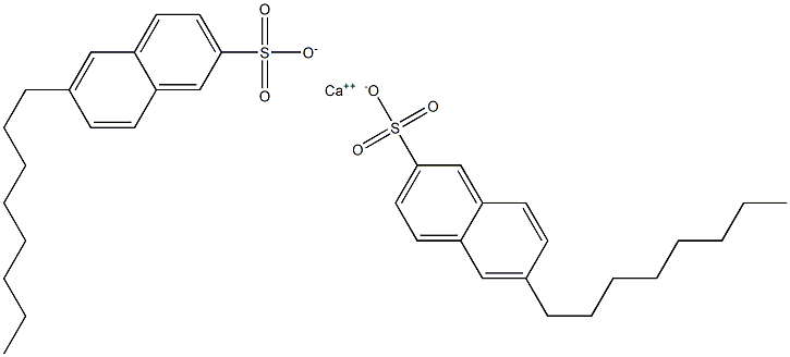 Bis(6-octyl-2-naphthalenesulfonic acid)calcium salt Struktur