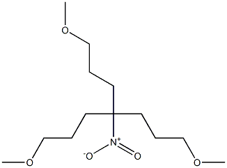 4-Nitro-4-[3-methoxypropyl]-1,7-dimethoxyheptane Struktur