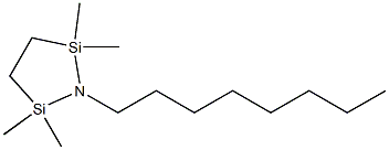 1-Octyl-2,2,5,5-tetramethyl-2,5-disilapyrrolidine Struktur