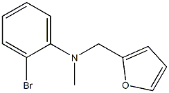 2-Bromo-N-(2-furylmethyl)-N-methylaniline Struktur