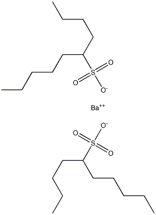 Bis(decane-5-sulfonic acid)barium salt Struktur