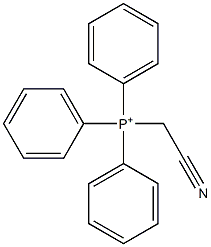 Cyanomethyltriphenylphosphonium Struktur