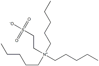 N,N-Dipentyl-N-(2-sulfonatoethyl)-1-pentanaminium Struktur