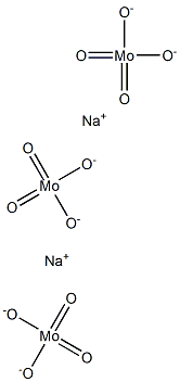 Trimolybdic acid disodium salt Struktur