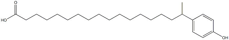 17-(4-Hydroxyphenyl)stearic acid Struktur