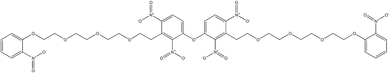 [2-[2-[2-[2-(2-Nitrophenoxy)ethoxy]ethoxy]ethoxy]ethyl](2,4-dinitrophenyl) ether Struktur